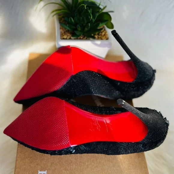 🍾🥂SOLD🥳Christian Louboutin Sequin Heels - Picture 6 of 9